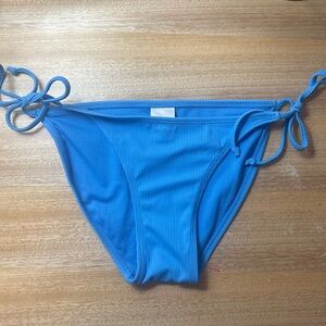 Target blue small tie bikini bottoms NWT